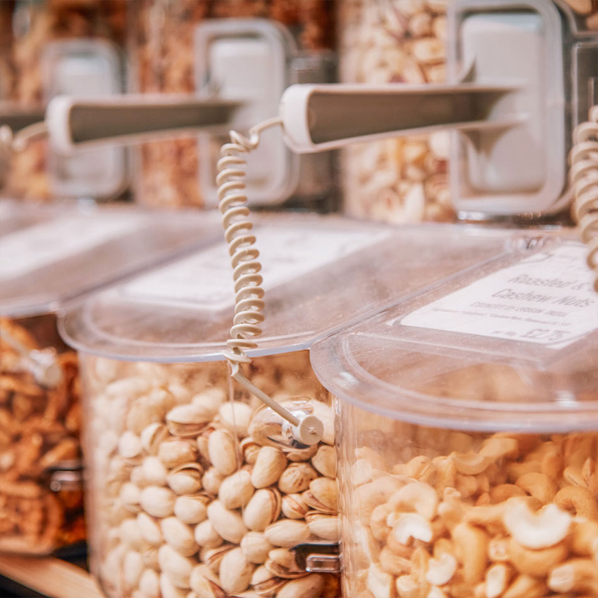 Refilled Scoop Bins